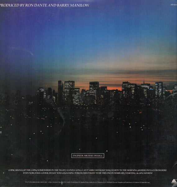 Barry Manilow - Even Now (LP) - Discogs image 2
