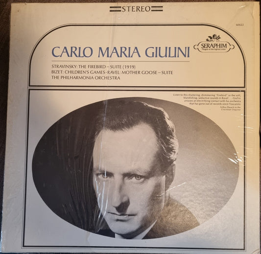 Carlo Maria Giulini - Stravinsky: Firebird-Bizet-Ravel (LP)
