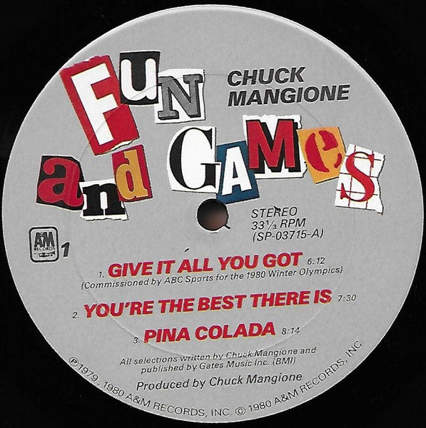 Chuck Mangione - Fun And Games (LP) - Discogs image 3