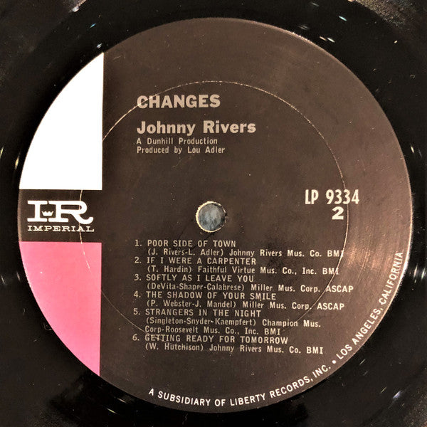 Johnny Rivers - Changes (LP) - Discogs image 4