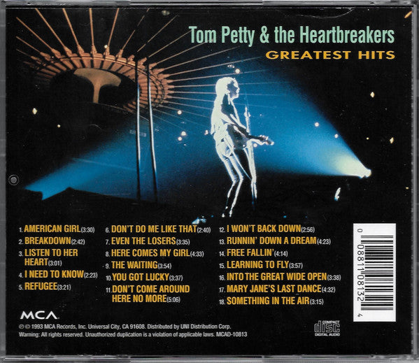 Tom Petty And The Heartbreakers - Greatest Hits (CD) - Discogs image 2