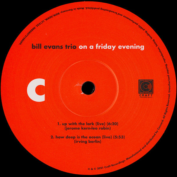 Bill Evans Trio, The - On A Friday Evening (2xLP) - Discogs image 7