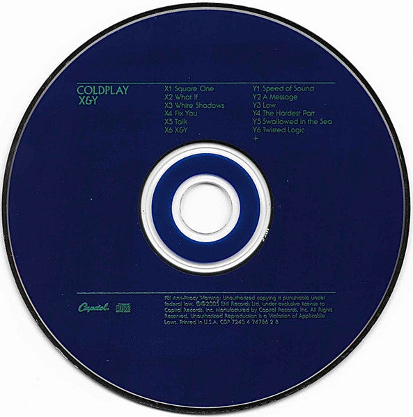 Coldplay - X&Y (CD) - Discogs image 3