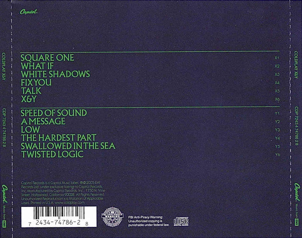 Coldplay - X&Y (CD) - Discogs image 2