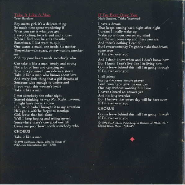 Michelle Wright - Now & Then (CD) - Discogs image 7