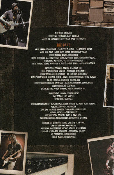 Keith Urban - Livin' Right Now (DVD) - Discogs image 7