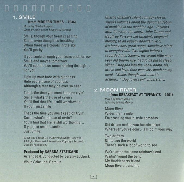 Barbra Streisand - The Movie Album (CD) - Discogs image 7