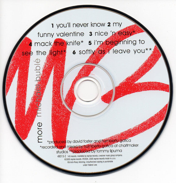 Michael Bublé - More (CD) - Discogs image 3