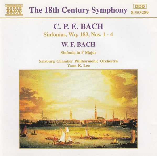 Carl Philipp Emanuel Bach, Wilhelm Friedemann Bach - Salzburger Kammerphilharmonie, Yoon Kuk Lee - Sinfonias, Wq. 183, Nos. 1 - 4 / Sinfonia In F Major (CD)