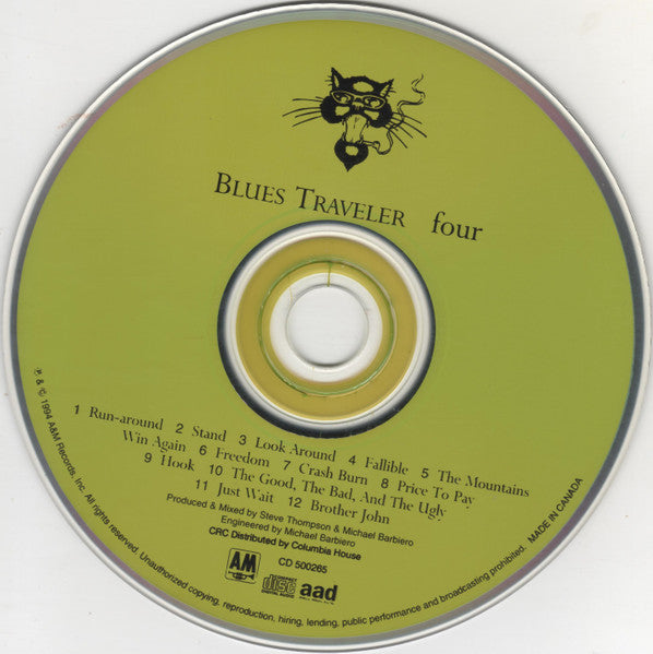 Blues Traveler - Four (CD) - Discogs image 3