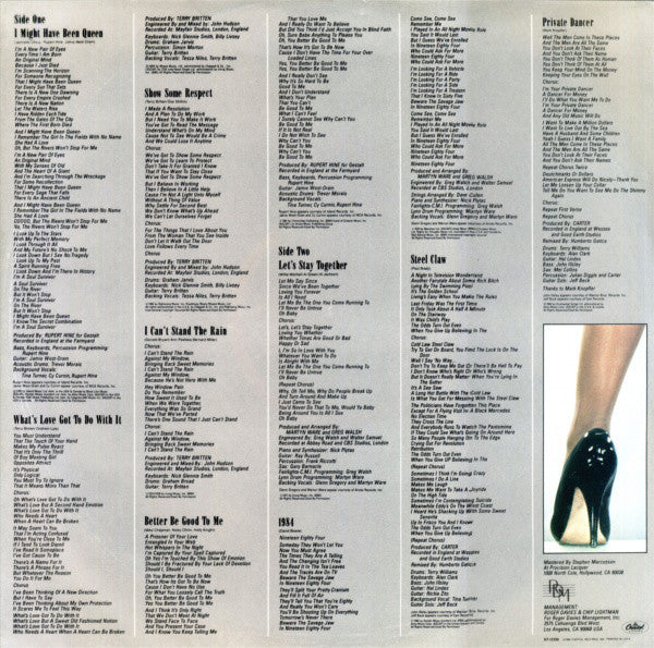 Tina Turner - Private Dancer (LP) - Discogs image 6