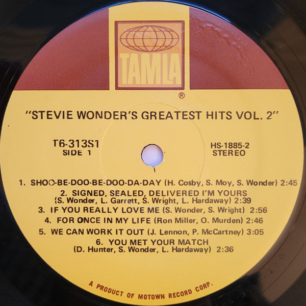 Stevie Wonder - Stevie Wonder's Greatest Hits Vol. 2 (LP) - Discogs image 3