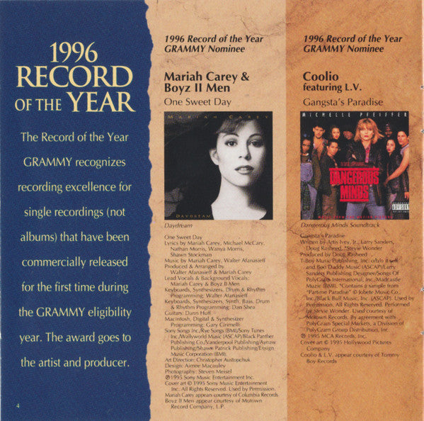 Various - 1996 Grammy Nominees (CD) - Discogs image 7