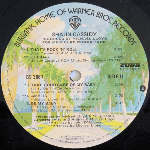 Shaun Cassidy - Shaun Cassidy (LP) - Discogs image 4