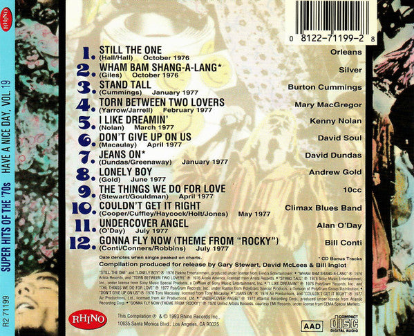 Various - Super Hits Of The '70s - Have A Nice Day, Vol. 19 (CD) - Discogs image 2