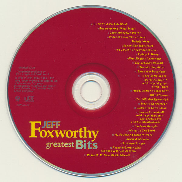 Jeff Foxworthy - Greatest Bits (CD) - Discogs image 3