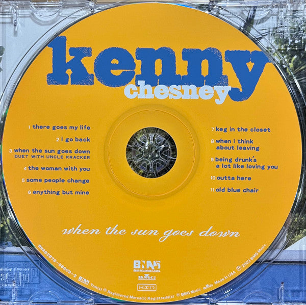 Kenny Chesney - When The Sun Goes Down (CD) - Discogs image 3