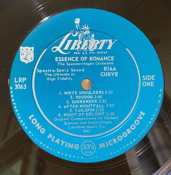 Spencer-Hagen Orchestra, The - Essence Of Romance (LP) - Discogs image 3