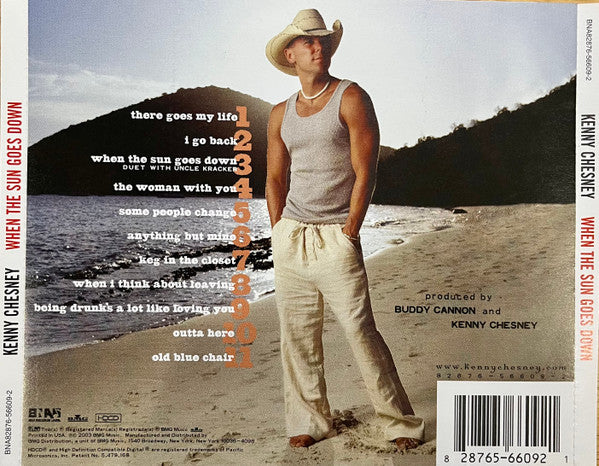 Kenny Chesney - When The Sun Goes Down (CD) - Discogs image 2