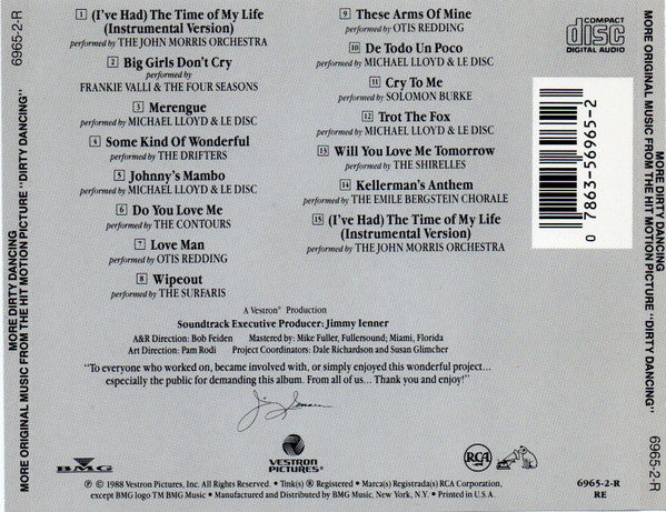 Various - More Dirty Dancing (CD) - Discogs image 2