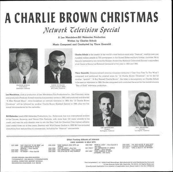 Vince Guaraldi - A Charlie Brown Christmas (All Media) - Discogs image 3