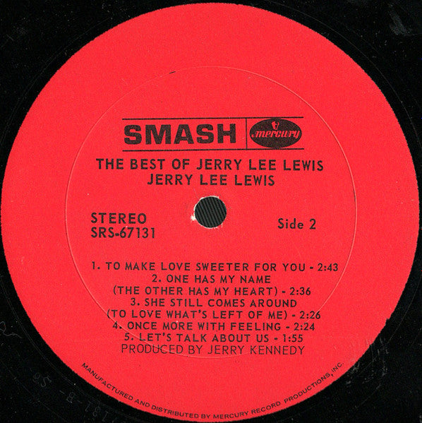 Jerry Lee Lewis - The Best Of Jerry Lee Lewis (LP) - Discogs image 4