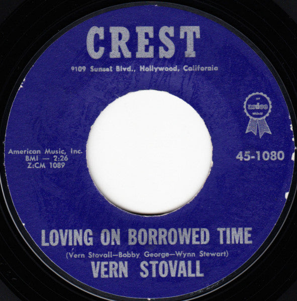 Vern Stovall - Long Black Limousine / Loving On Borrowed Time (7") - Discogs image 2