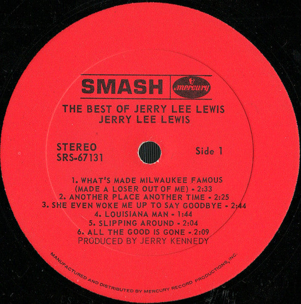Jerry Lee Lewis - The Best Of Jerry Lee Lewis (LP) - Discogs image 3