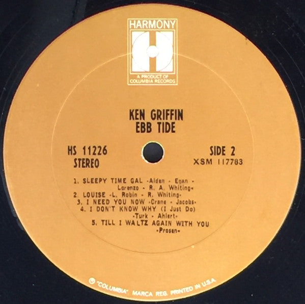 Ken Griffin (2) - Ebb Tide (LP) - Discogs image 4