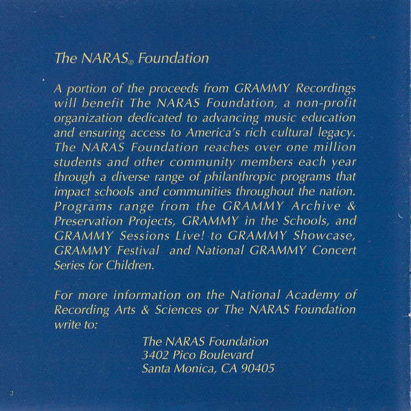 Various - 1996 Grammy Nominees (CD) - Discogs image 5