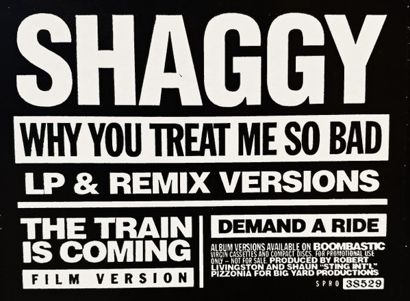 Shaggy Featuring Grand Puba - Why You Treat Me So Bad (12") - Discogs image 3
