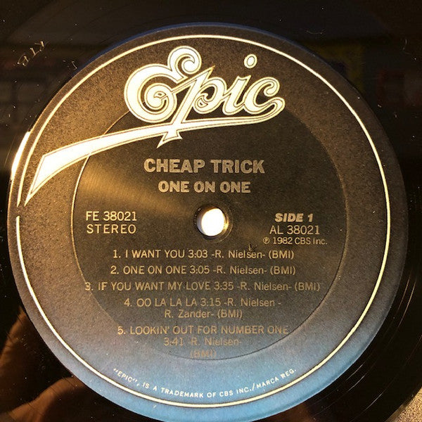 Cheap Trick - One On One (LP) - Discogs image 3