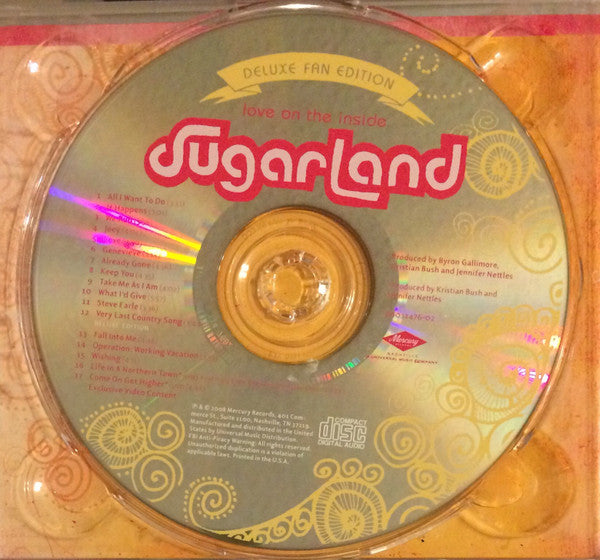 Sugarland (2) - Love On The Inside (CD) - Discogs image 3