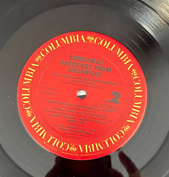 Various - Christmas Greetings From Nashville (LP) - Discogs image 3