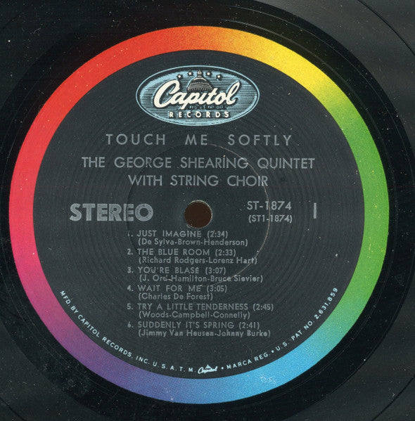 George Shearing Quintet, The - Touch Me Softly (LP) - Discogs image 3
