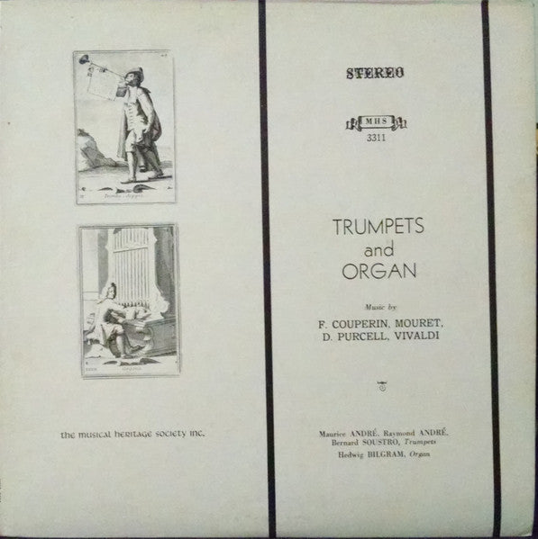 Maurice André, Raymond André (2), Bernard Soustrot, Hedwig Bilgram - Trumpets and Organ (LP) - Discogs image 3