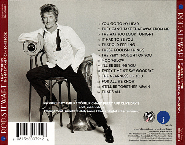 Rod Stewart - It Had To Be You... The Great American Songbook (CD) - Discogs image 2