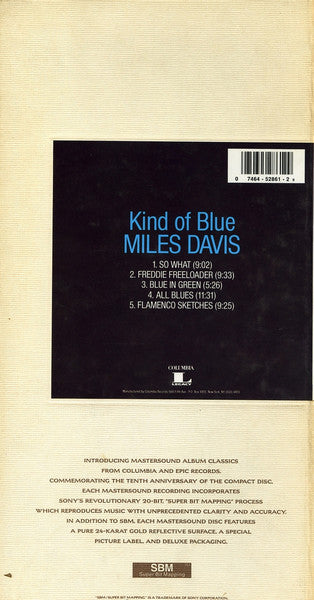 Miles Davis - Kind Of Blue (CD) - Discogs image 4