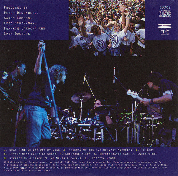 Spin Doctors - Homebelly Groove...Live (CD) - Discogs image 4