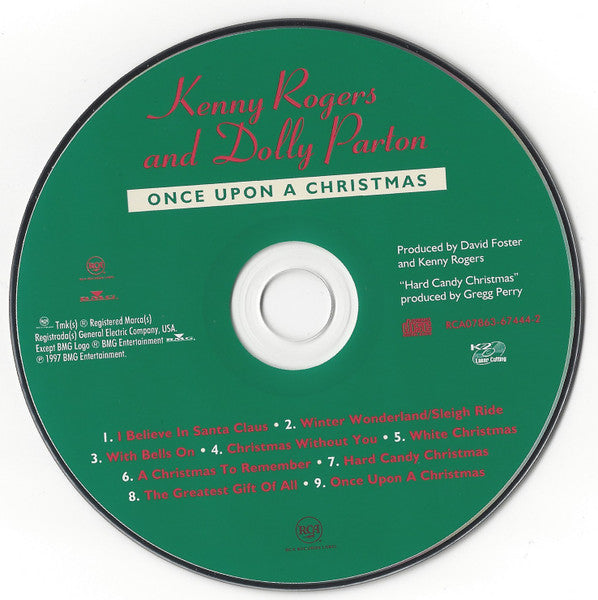 Kenny Rogers & Dolly Parton - Once Upon A Christmas (CD) - Discogs image 3