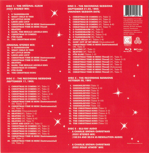 Vince Guaraldi - A Charlie Brown Christmas (All Media) - Discogs image 4