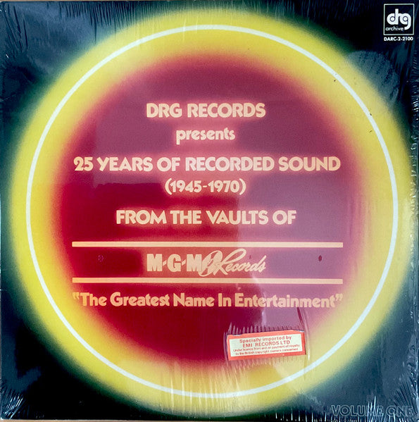 Various - 25 Years Of Recorded Sound (1945-1970) (2xLP)