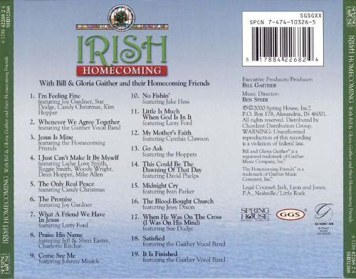 Bill & Gloria Gaither With Their Homecoming Friends - Irish Homecoming (CD) - Discogs image 2