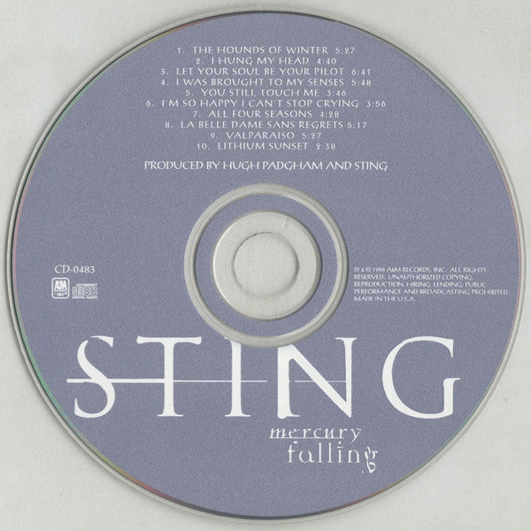 Sting - Mercury Falling (CD) - Discogs image 3