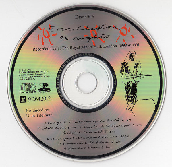 Eric Clapton - 24 Nights (2xCD) - Discogs image 3