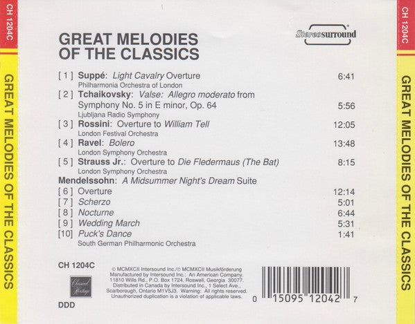 Various - Great Melodies Of The Classics (4xCD) - Discogs image 2