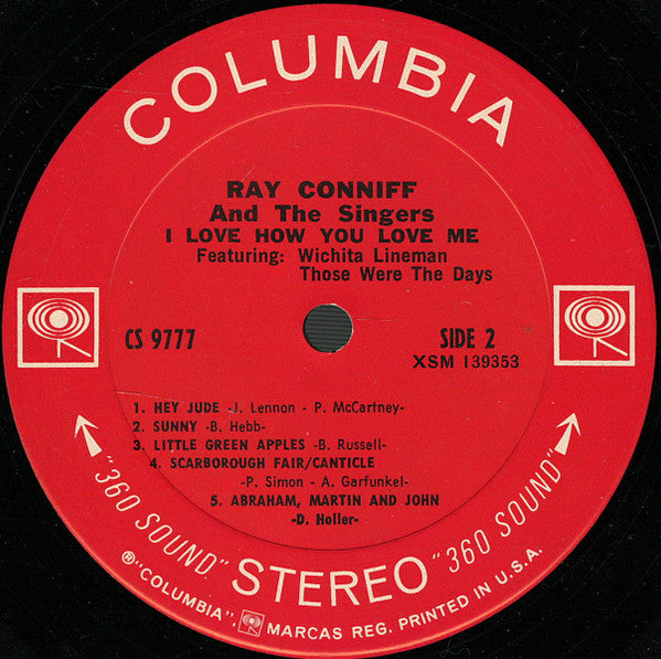 Ray Conniff And The Singers - I Love How You Love Me (LP) - Discogs image 4