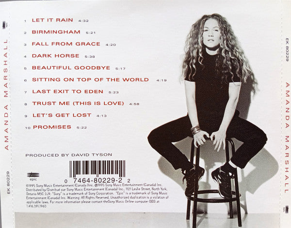 Amanda Marshall - Amanda Marshall (CD) - Discogs image 2