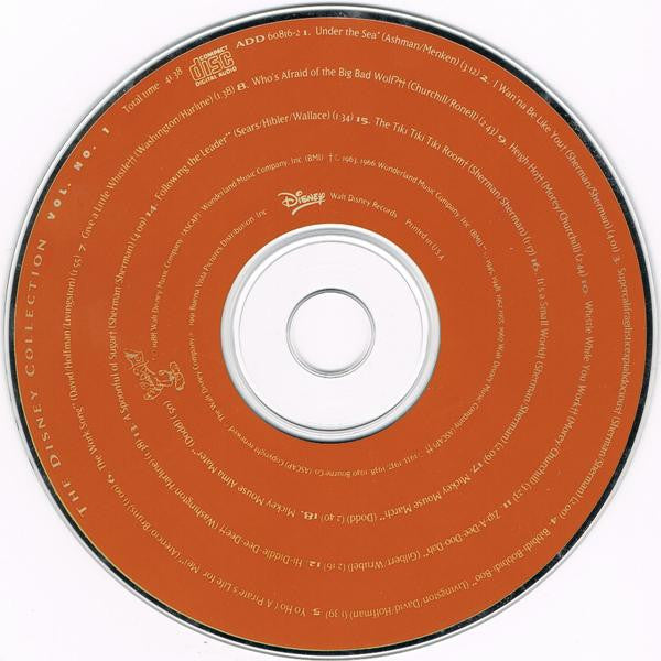 Various - The Disney Collection Vol. No. 1 (CD) - Discogs image 3