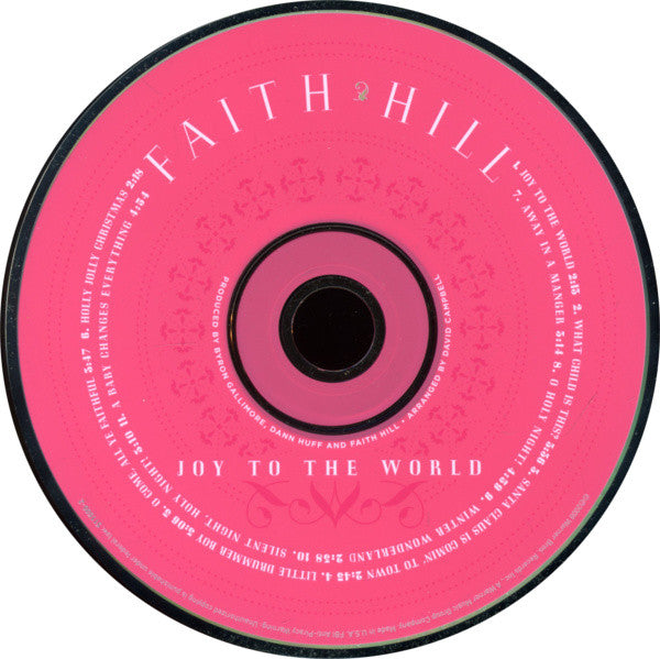 Faith Hill - Joy To The World (CD) - Discogs image 5